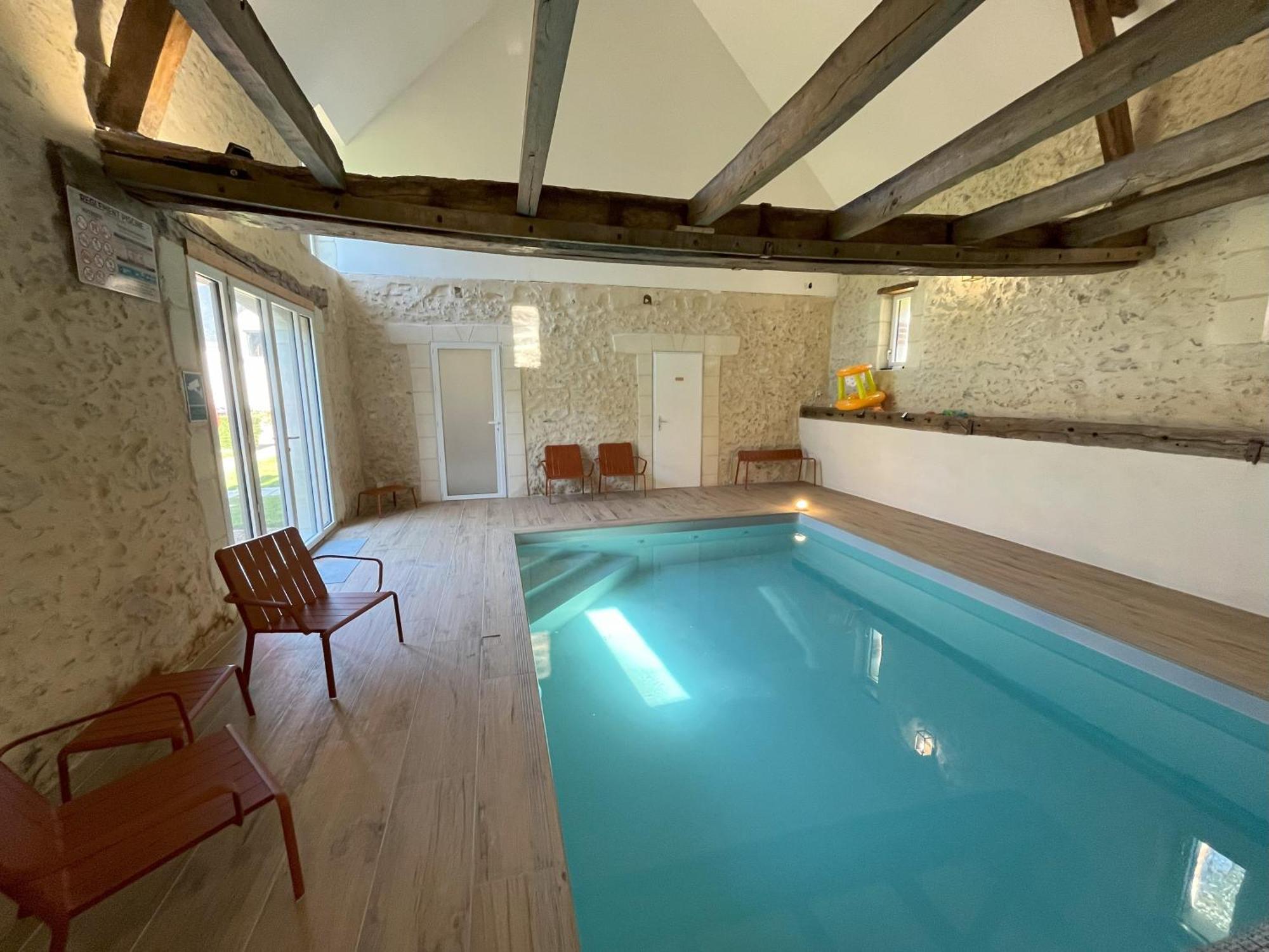 Les Gites De La Pellerie - 2 Piscines Interieur & Exterieur - Touraine - 3 Gites - Familial, Calme, Campagne Saint-Branchs Exteriör bild